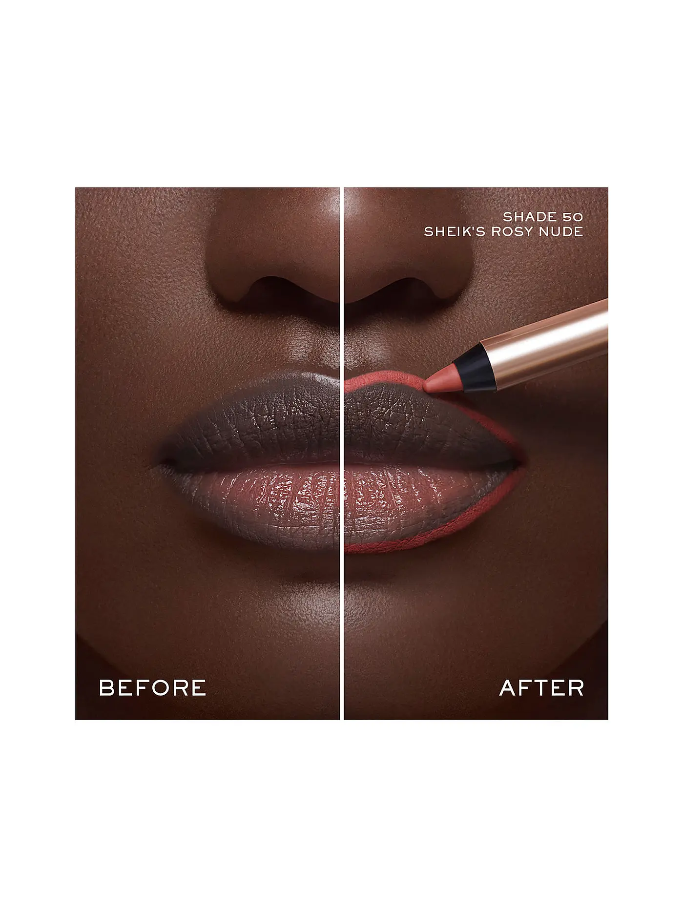 LANCÔME | Lippenkonturenstift - Lip Idôle Lip Shaper Creamy Matte Lip Liner (50 Sheik's Rosy Nude) | 